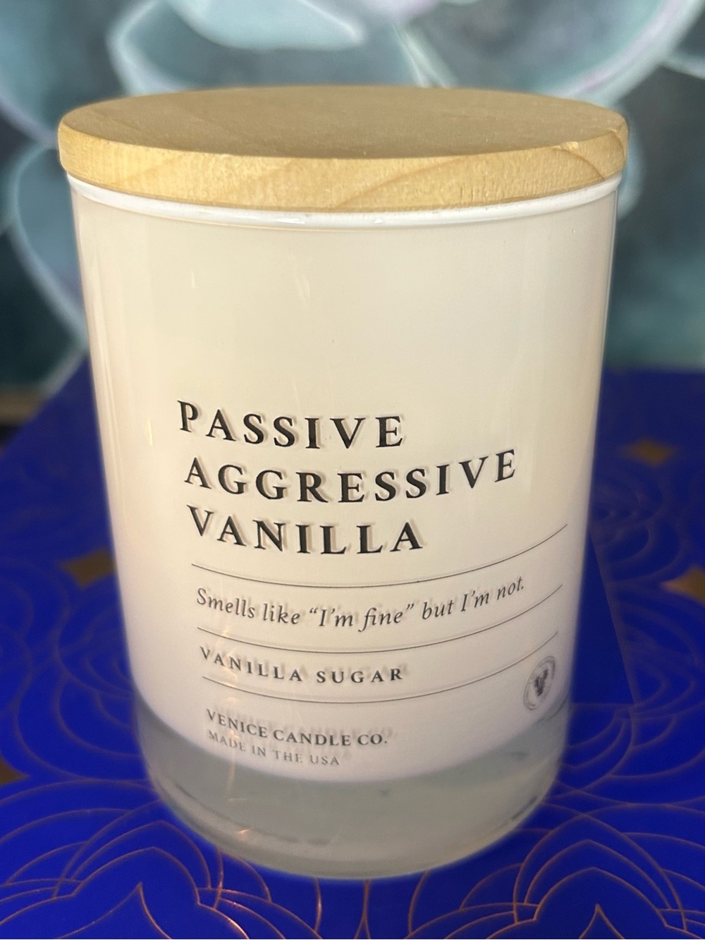 Scentsational ‘Passive Aggressive Vanilla’ Scented Candle